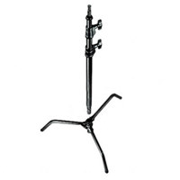 Avenger 2.4' Ultra Low Boy Light Stand, Chrome Steel Base with 1 Aluminum Free Sliding Riser.