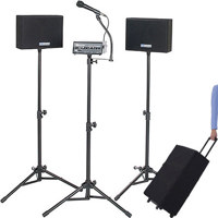 Alzo Digital 750 Quartz Halogen 3 Light Portrait Studio 2 Softbox Kit with Pro Storage Travel Case