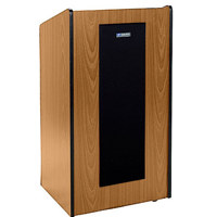 AmpliVox SW3020 Wireless Victoria Lectern with Handheld Microphone and 50W Amplifier Natural Oak