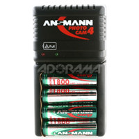 Ansmann Battery Tester for N, AAA, AA, C, D, and 9V NiMh, Nicad or Alkaline Batteries.