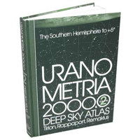 Uranometria 2000.0 Atlas Volume 1: "The Northern Hemisphere to - 6&deg;", Hardcover Book by Tirion/Rappaport/Remaklus