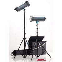 Nila Triple Basic LED Lighting Kit Tungsten 3400 Kelvin with Spot Lens 10