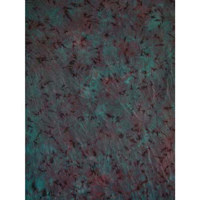 Adorama Belle Drape 3-D Series, 10' x 12' Painted Muslin Background, Style #317. Color: Greens, Black, Plum