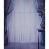 Adorama Belle Drape Scenic Series, 10' x 12' Painted Muslin Background, Style #902. Color: Forrest Path.