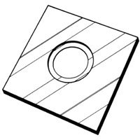 Arri 5" Half Double Lighting Scrim for the Arrilite 600, the 300 Watt and the 125 Watt Fresnels
