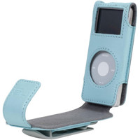 Belkin Leather Flip Case for the iPod Nano, Color: Black