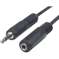Belkin 3.5mm Mini to 3.5mm Mini Stereo Dubbing Cord, 6' Long, Black