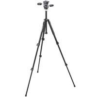 Bogen - Manfrotto 190XB 3 Section Black Aluminum Tripod Legs with 486RC-2 Compact Ball Head with RC-2 Quick Release, Max Load: Legs: 11 lbs/Head: 13.2 lb.