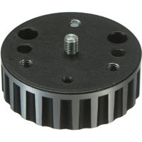 Avenger 6" Chrome Baby Wall Mounting Plate with a 5/8" Spigot.
