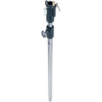 Photogenic 8' Air Cushioned, Heavy Duty Lightstand with 5/8" Mounting Stud, 4 Section with 3 Risers, Chrome.