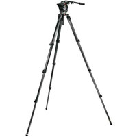 Manfrotto 509HD Video Head with 536 Carbon Fiber Tripod Legs and Padded Bag