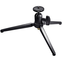 Bogen - Manfrotto Lightweight 4 Section Monopod Black Anodized #676B / 3006B
