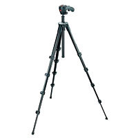 Bogen - Manfrotto Modo Maxi Black Tripod Legs with Hybrid Joystick Ball Head with Free Kata Ergo Tech Camera Bag