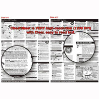 Projet Extra Heavyweight Card Stock, Double Sided Matte Inkjet Paper, 11.7 mil., 8" x 10", 50 Sheet Pack