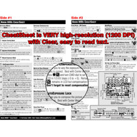 PhotoBert Photo CheatSheet for Nikon MF-28 Multi-Function Back for the F5 Camera