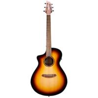 

Breedlove Discovery S Concert Edgeburst CE Left-Handed Acoustic-Electric Guitar, Red Cedar-African Mahogany