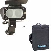 Bescor KLK-65XT Kit, VS-65 AC / DC Video Light & MM-7 Battery & Charger, 75 Minute Run Time.
