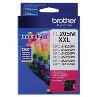

Brother LC205 Innobella Super High Yield XXL Series Magenta Ink Cartridge, 1200 Pages Yield