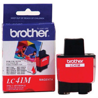 Brother LC41C Cyan Ink Cartridge, 400 Page Yield