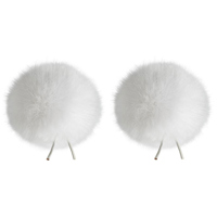 Bubblebee Industries The Twin Windbubbles Windshields for 3-4mm Lavalier Microphone, Size 1, White
Bubblebee Industries The Twin Windbubbles Windshields for 3-4mm Lavalier Microphone, Size 1, White