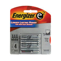 Energizer AAA Batteries, 1.5 volt Lithium, Pack of Four.