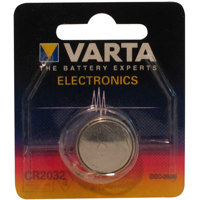 Adorama CR2032 Button Battery, 3 volt Lithium.