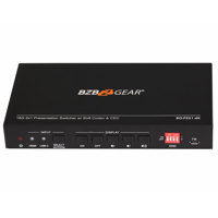BZB GEAR BG-PS21-4K 2-Port 4K 60Hz KVM Presentation Switcher with HDMI & USB-C Input, HDMI Output
BZB GEAR BG-PS21-4K 2-Port 4K 60Hz KVM Presentation Switcher with HDMI & USB-C Input, HDMI Output