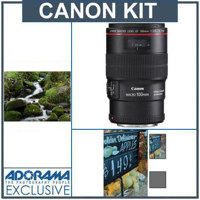 Canon EF 100mm f28L IS USM Macro Auto Focus Lens USA Advanced Kit with B W 67mm Circular Polarizer Multi Coated Glass Filter B W 67mm 102 06 4x Neutral Density Multi Coated Glass Filter