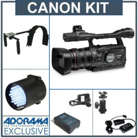 Canon XF 100 High Definition Professional Camcorder with Deluxe Bundle