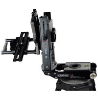 Cartoni S423 C20S Carbon Fiber Tripod System with C20S Head 1 Stage Heavy Duty Tripod On Ground Spreader Supports 61 lbs Maximum Height 650