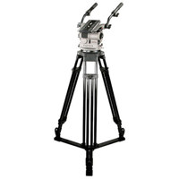 Cartoni Master M112 Carbon Fiber Tripod System with Master Fluid Head 2 Stage Tripod On Ground Spreader Supports Up to 66 lb Maximum Height 61