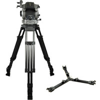 Cartoni Omega O101 Flat Base OBStudio Fluid Head with Telescopic Pan Bar Supports 154 lbs