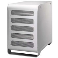 CalDigit 5 Bay S2VR High Definition 25 TB SATA RAID Secure Storage Solution with PCI e HBA  7200rpm  eSATA Interface Mac Pro  G5 amp PC