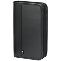 Case Logic Faux Leather CD Player Case, Color: Black.