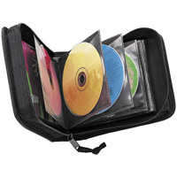 Case Logic Wallet Holds 32 CDs in Separate Sleeves, Color: Blue.