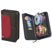 Case Logic Wallet Holds 64 CDs in Separate Sleeves, Color: Blue.