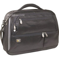 Case Logic Rolling Computer Case holds up to 15.4" Laptops, Color: Black.