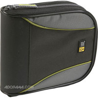 Case Logic Wallet Holds 24 CDs in Separate Sleeves, Color: Gray and Black.