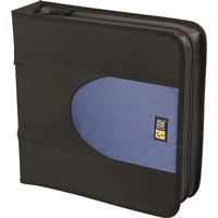Case Logic Wallet Holds 208 CDs in Separate Sleeves, Color: Black.