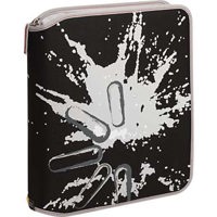 Case Logic Wallet Holds 72 CDs in Separate Sleeves, Color: Black and Gray