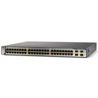 Cisco Catalyst 3750E 48 Ports 101001000 PoE Ethernet Switch Two 10GE X2 1150W IPB Software