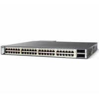 Cisco Catalyst 3750E 48 Ports 101001000 PoE Ethernet Switch Two 10GE X2 1150W IPS Software