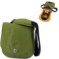 Crumpler The Complete Seed, Messenger Bag, Color: Gun Metal / Lime / Mid Green