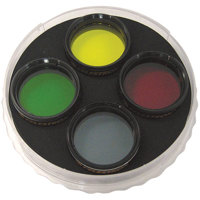 Celestron Filter Set #1 (1.25"), Orange #21, Light Blue #80A, Deep Yellow #15, Polarizing.