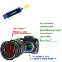 Visible Dust Self-Cleaning & Self-Charging Spinning Device for the 16mm Sensor Brush, (Purple Adapter).