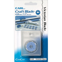 Carl B-07 Squiggle Cut Rotary Blade.