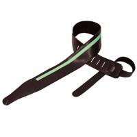 ChromaCast Vintage Series Leather Racing Stripe Guitar Strap with Suede Back, Black with Surf Green Stripe
ChromaCast Vintage Series Leather Racing Stripe Guitar Strap with Suede Back, Black with Surf Green Stripe