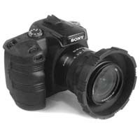 Camera Armor Protection System, Black Color, for Nikon D40 SLR Camera