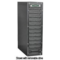 ProCon 1 Reader to 10 Writer CD DVD Duplicator with 250 GB Removable Hard Drive