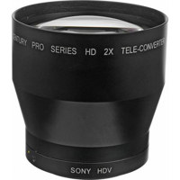 Century Optics 2.0x Tele Converter Auxiliary Lens for the Sony HDR-FX7 & HVR-V1U HDV Camcorders, Bayonet Mount